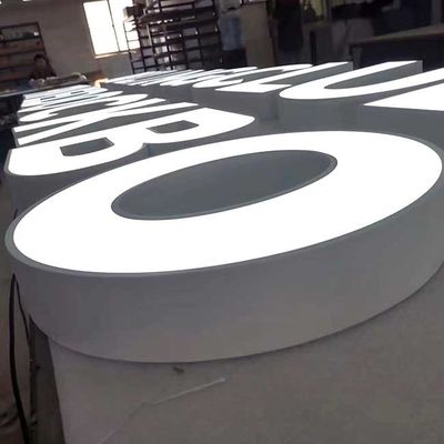 La luz del gigante de HIGHSPAN encima de Logo Sign 220V entró letras de canal de encargo