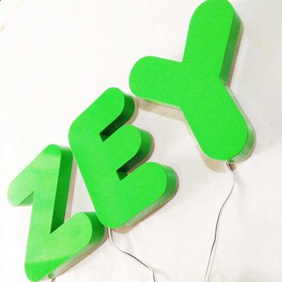 3D al aire libre iluminó la muestra retroiluminada llevada Logo For Business de la letra