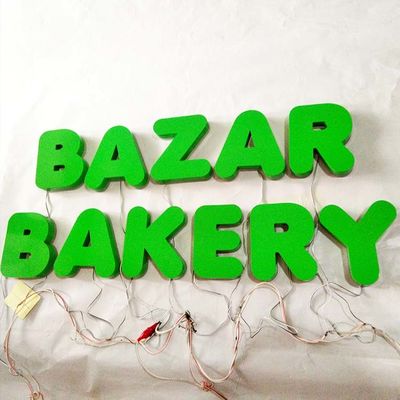 3D al aire libre iluminó la muestra retroiluminada llevada Logo For Business de la letra