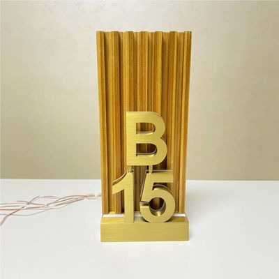 Las muestras de número de la habitación del ODM del OEM llevaron el número de matrícula 12V de la puerta de la casa