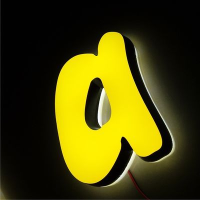 Publicidad de la señalización de acrílico 12VDC de las letras de Shopfront LED