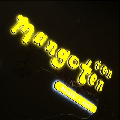 Publicidad de la señalización de acrílico 12VDC de las letras de Shopfront LED