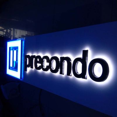 Muestras retroiluminadas de acrílico translúcidas de las letras de Shopfront los 40cm para las compañías