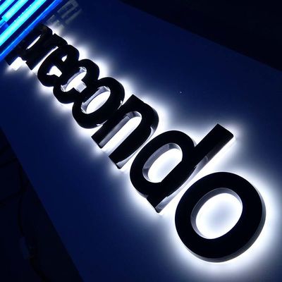 Muestras retroiluminadas de acrílico translúcidas de las letras de Shopfront los 40cm para las compañías