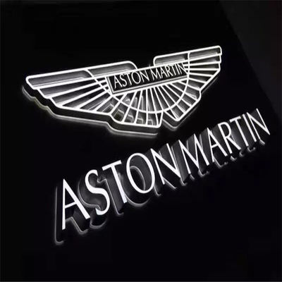 logotipo de encargo del coche de las letras de acrílico de 3d 12v LED