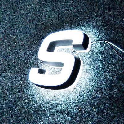 logotipo de encargo del coche de las letras de acrílico de 3d 12v LED