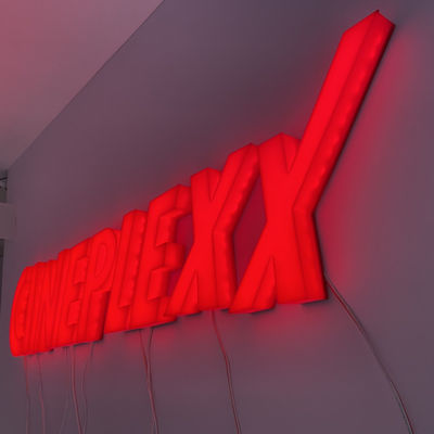 Muestras de acrílico iluminadas tienda al aire libre 12V DC de las letras del LED