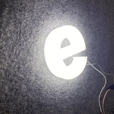 Del acrílico 3d de la luz muestras interiores de la letra para arriba 50000 horas de curso de la vida