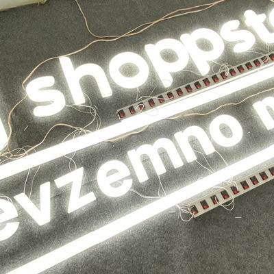 ODM del OEM White Color LED Acrylic Letters Company Logo Wall Sign