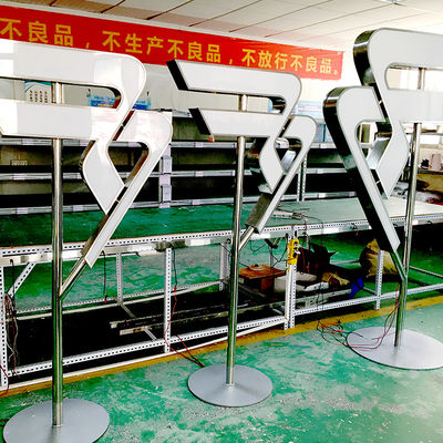 SMD5050 llevó de funcionamiento de la muestra de acrílico de la letra 3D 50000 horas libres