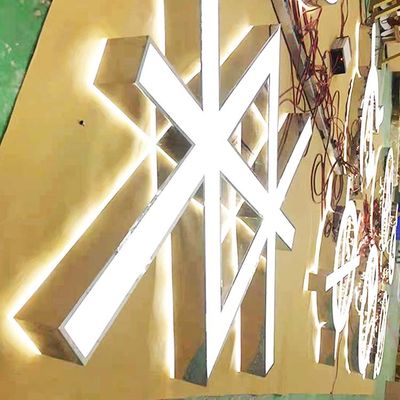 Muestras de acero inoxidables de Logo Giant Light Up Letters para el CE ROHS de los acontecimientos