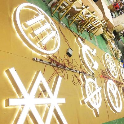 Muestras de acero inoxidables de Logo Giant Light Up Letters para el CE ROHS de los acontecimientos