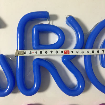 Decoración flexible de acrílico de la señalización de la tienda de la señal de neón del PVC al aire libre