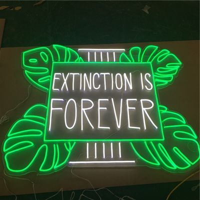 Interiores de la decoración llevados se encienden encima de la prenda impermeable de neón de las letras IP65