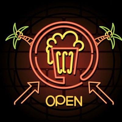 3d llevó las muestras de neón de neón de la cerveza de las luces los 60cm de la pared de las letras para las tiendas