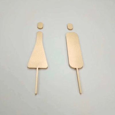 La muestra de aluminio de encargo del metal de la publicidad 3d pone letras a moho anti