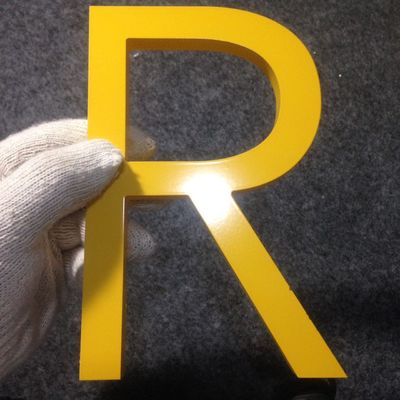 15m m 3d Crystal Acrylic Letter Sign Logo Non Toxic impreso ULTRAVIOLETA