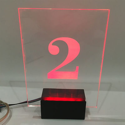 Front Door Big RGB llevó la placa de la muestra de número de casa 50000 horas