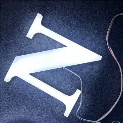 12m m Acrylic Company Logo Wall Sign Aluminum Channel pone letras a moho anti