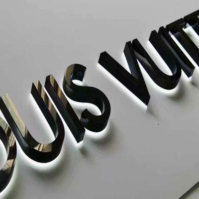 La letra de canal del Lit del revés del metal firma la luz del gigante encima del ODM del OEM de la letra