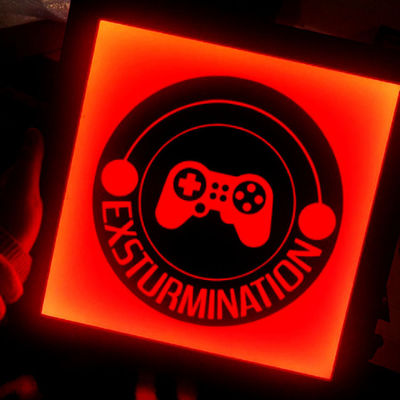 Soporte de acrílico de aluminio de la pared del diseño del tablero de la muestra del nombre de la cafetería