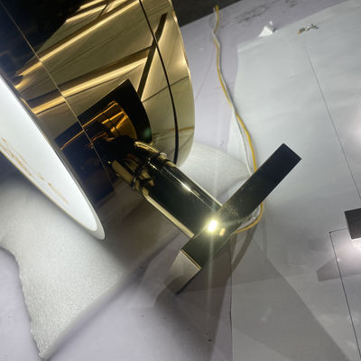 La tienda de acrílico luminosa redonda de la señalización de Lightbox utiliza séptico anti del moho anti