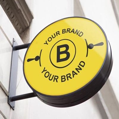 ODM de encargo del OEM del soporte de la bandera de la señalización de la caja de luz del grueso de 50-200m m