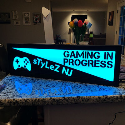 La señalización de la caja de luz del soporte de la pared del CE ROHS llevó el letrero de Shopfront de la barra de la cerveza