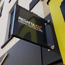 Letrero al aire libre de Lightbox del negocio de la calle de la muestra de la caja de luz de la ronda de HIGHSPAN