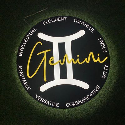 Publicidad interior al por menor de la señalización 3D de la caja de luz de la tienda de la UL de ROHS