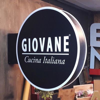 El doble al aire libre de la pintura del negro del tablero de la muestra del restaurante del negocio de 12V LED echó a un lado