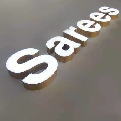 3D a prueba de viento Front Lit Sign Board de acrílico 50000 horas de curso de la vida