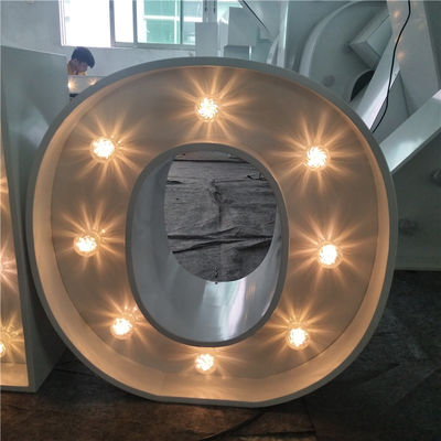 UL de aluminio de las letras de la carpa del metal de la carpa del LED de la muestra grande de la letra