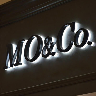 Tablero de la muestra del restaurante del ODM del OEM que hace publicidad de letras de canal reverso