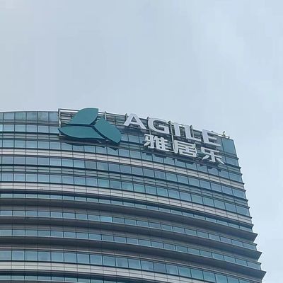 Letras de canal llevadas de Logo Building Sign 3d del nombre de compañía eléctrica