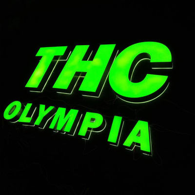 000 horas de vida útil LED Sign Channel Letter Sign Alto brillo Resistente a las intemperie Display de publicidad comercial