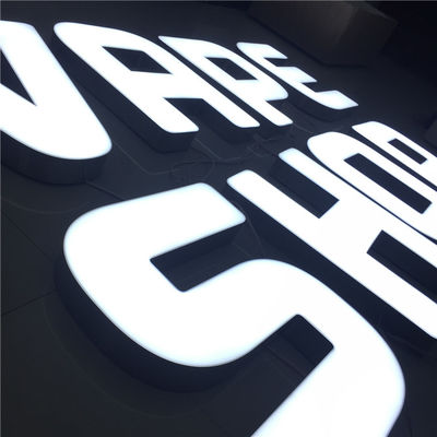 El negocio enciende para arriba el letrero DC12V de la tienda al por menor de la muestra de la letra 3D