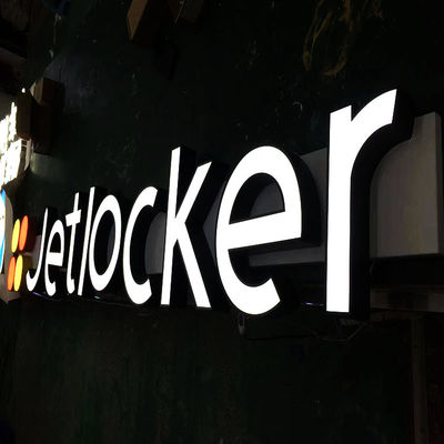 La muestra durable atractiva de la letra 3d llevó el tablero de acrílico del restaurante del canal 3m m