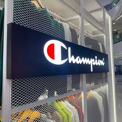 Alfabeto impermeable 60HZ iluminado metal de la muestra de la letra 3D