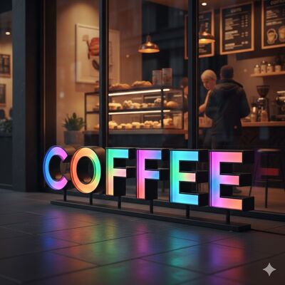 000 Horas de vida útil Signo de canal LED Tipo de signo de canal Signo de carta Perfecto para soluciones de publicidad y señalización al por menor