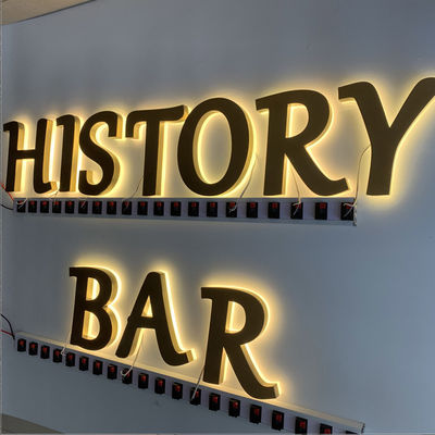 CE retroiluminado de acero inoxidable ROHS del tablero de la muestra del restaurante de HIGHSPAN