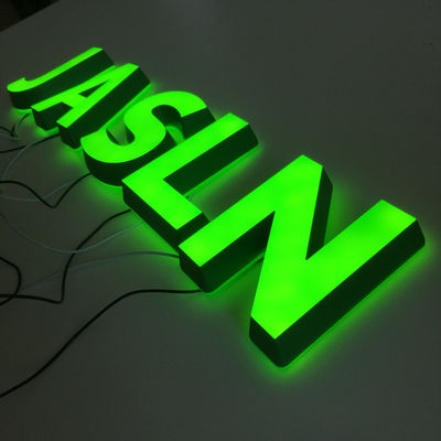 Letras de acrílico grandes Logo Super Bright Outdoor Waterproof del alfabeto LED