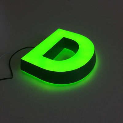 Letras de acrílico grandes Logo Super Bright Outdoor Waterproof del alfabeto LED