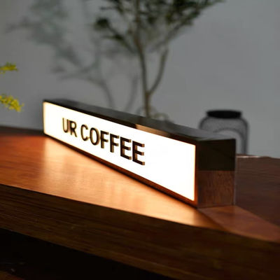 Sola publicidad al aire libre echada a un lado de acero inoxidable del letrero de la señalización 3D de la caja de luz