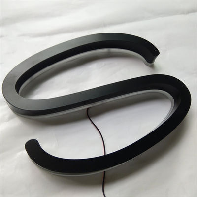 Lit del borde de la muestra de la letra de Enseigne Lumineuse 3D del negocio