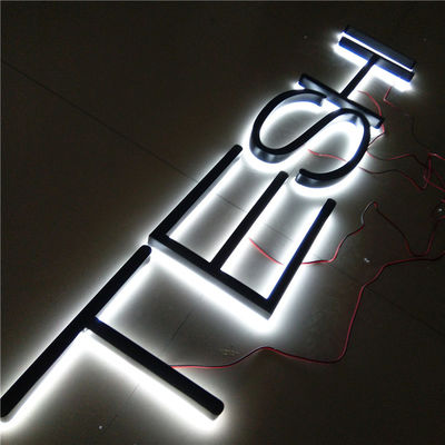 Lit del borde de la muestra de la letra de Enseigne Lumineuse 3D del negocio