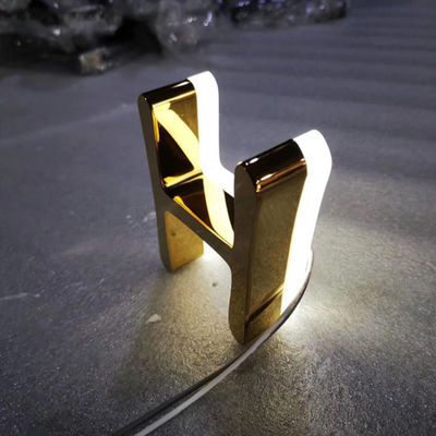 Profundidad fabricada de la muestra los 3cm-15cm de la letra del logotipo 3D de la tienda al por menor