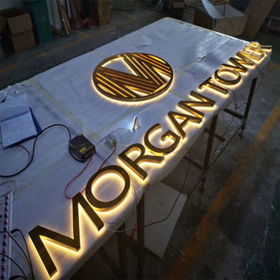 Profundidad fabricada de la muestra los 3cm-15cm de la letra del logotipo 3D de la tienda al por menor