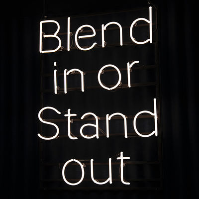 ODM de acrílico del OEM de las letras de la señal de neón de la alta transparencia