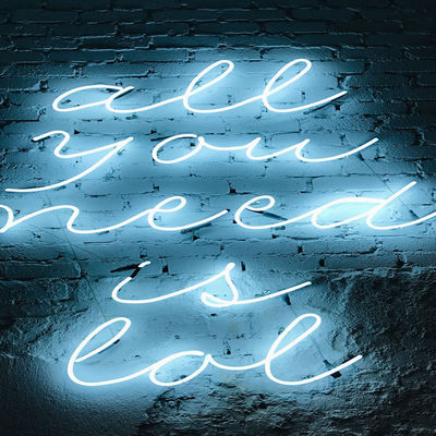 ODM de acrílico del OEM de las letras de la señal de neón de la alta transparencia